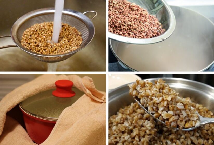 Sarracene wheat for a diet
